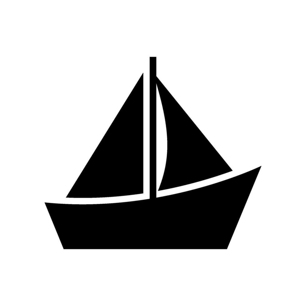 sailing boat icon
